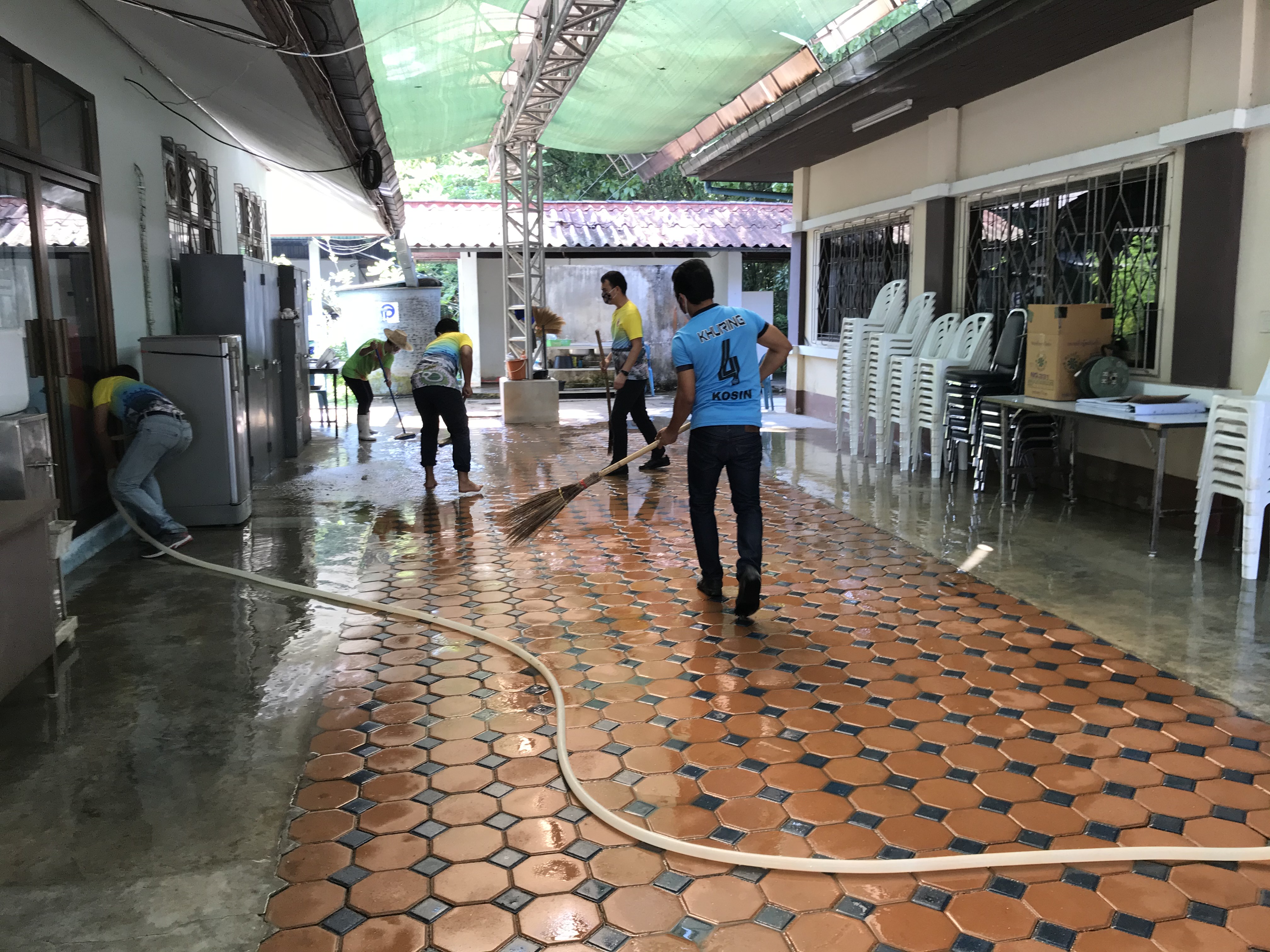กิจกรรมทำความสะอาด Big cleaning day เพื่อป้องกันโรคไวรัสโคโรนา 2019