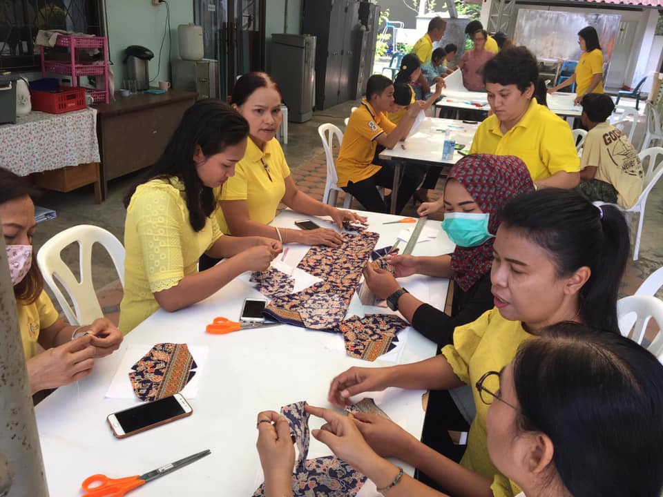 ภาพกิจกรรมโครงการพลังคนไทยร่วมใจป้องกันไวรัสโคโรนา(COVID-19)